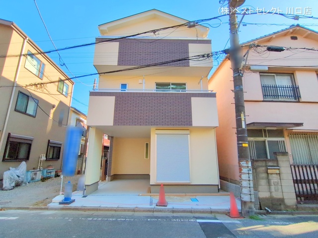 埼玉県川口市元郷４丁目の新築戸建て完成写真 2025年12月4日撮影