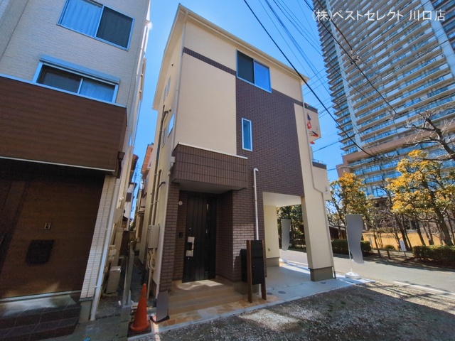 埼玉県川口市元郷４丁目の新築戸建て完成写真 2026年3月10日撮影