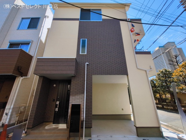 埼玉県川口市元郷４丁目の新築戸建て完成写真 2026年3月10日撮影