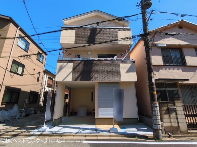 埼玉県川口市元郷４丁目の新築戸建て完成写真 2026年3月10日撮影