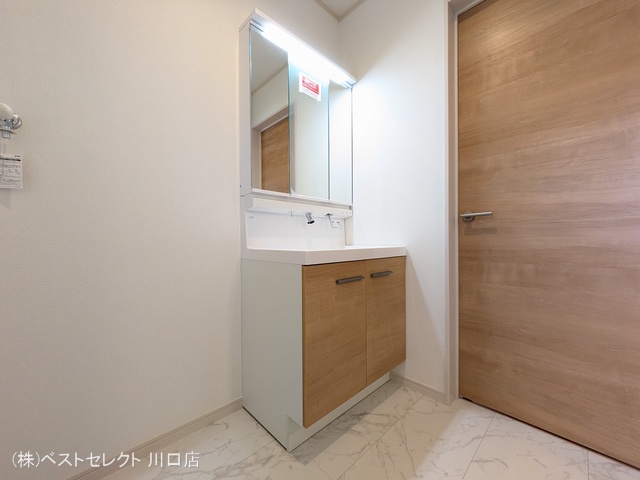 埼玉県川口市元郷４丁目の新築戸建て洗面所写真 2026年1月26日撮影