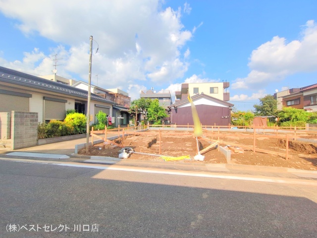 埼玉県戸田市笹目3丁目の新築戸建て基礎写真 2025年9月15日撮影