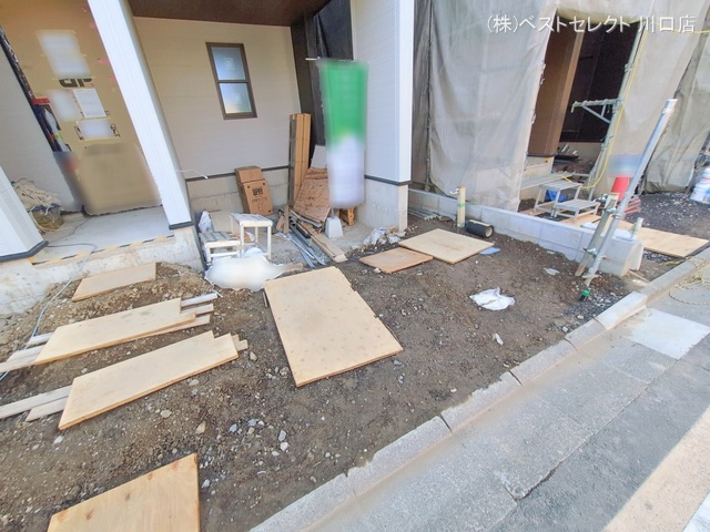 埼玉県戸田市笹目3丁目の新築戸建て外構写真 2026年1月4日撮影