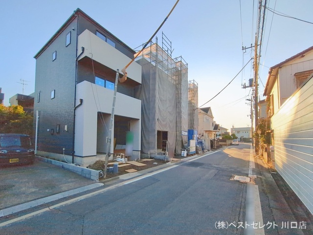 埼玉県戸田市笹目3丁目の新築戸建て外構写真 2026年1月4日撮影