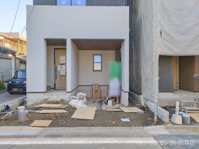 埼玉県戸田市笹目3丁目の新築戸建て外構写真 2026年1月4日撮影