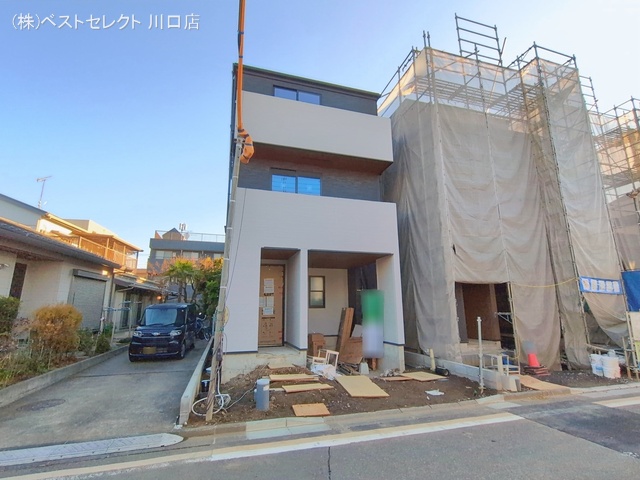 埼玉県戸田市笹目3丁目の新築戸建て外構写真 2026年1月4日撮影