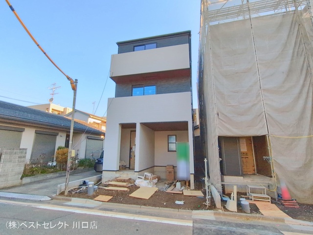 埼玉県戸田市笹目3丁目の新築戸建て外構写真 2026年1月4日撮影