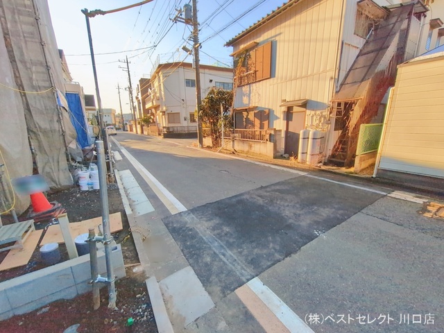 埼玉県戸田市笹目3丁目の新築戸建て外構写真 2026年1月4日撮影