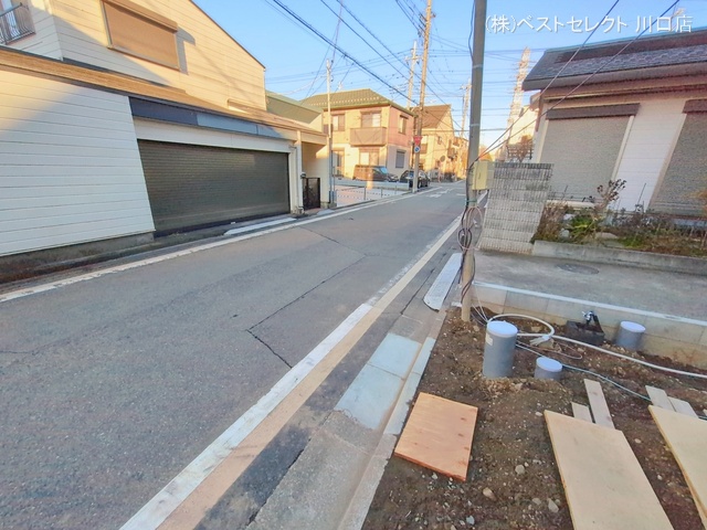 埼玉県戸田市笹目3丁目の新築戸建て外構写真 2026年1月4日撮影