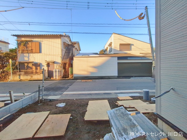 埼玉県戸田市笹目3丁目の新築戸建て外構写真 2026年1月4日撮影