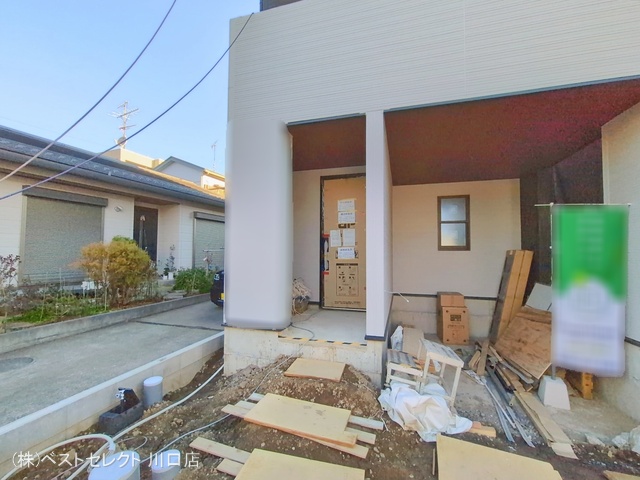 埼玉県戸田市笹目3丁目の新築戸建て外構写真 2026年1月4日撮影