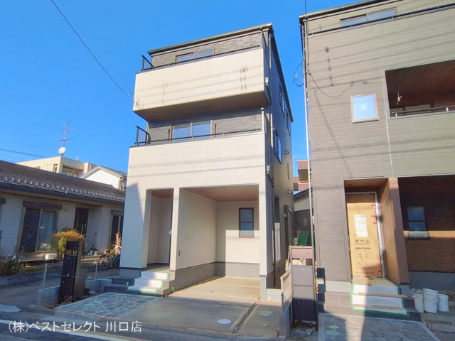 埼玉県戸田市笹目3丁目の新築戸建て外構写真 2026年2月18日撮影