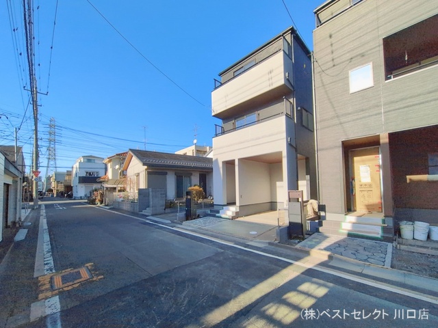 埼玉県戸田市笹目3丁目の新築戸建て外構写真 2026年2月18日撮影