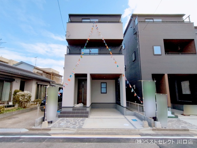 埼玉県戸田市笹目３丁目の新築戸建て完成写真 2026年3月5日撮影