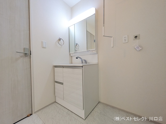 埼玉県戸田市笹目３丁目の新築戸建て洗面所写真 2026年3月15日撮影