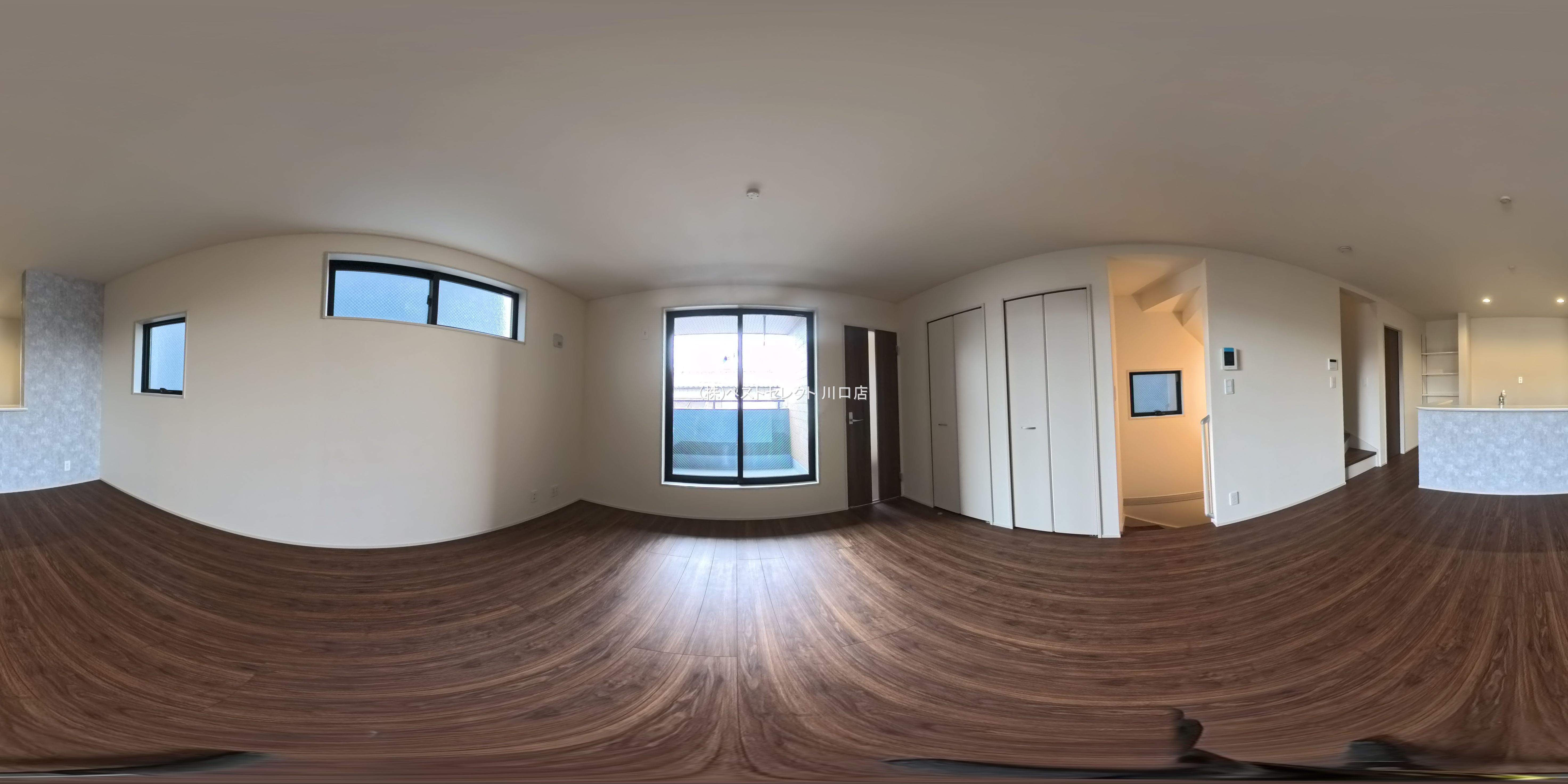 埼玉県戸田市笹目３丁目の新築戸建てパノラマ（リビング）写真 2026年3月15日撮影