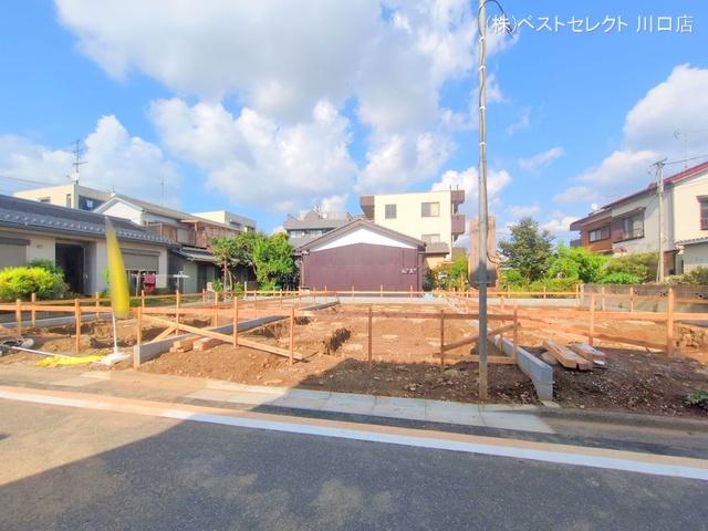 埼玉県戸田市笹目３丁目の新築戸建て基礎写真 2025年9月15日撮影