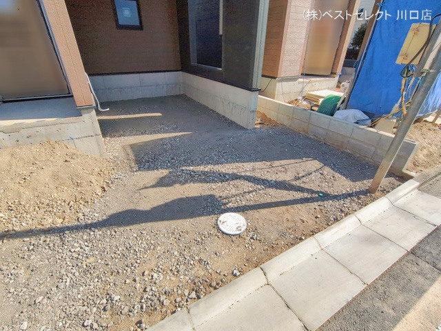 埼玉県戸田市笹目３丁目の新築戸建て外構写真 2026年1月29日撮影