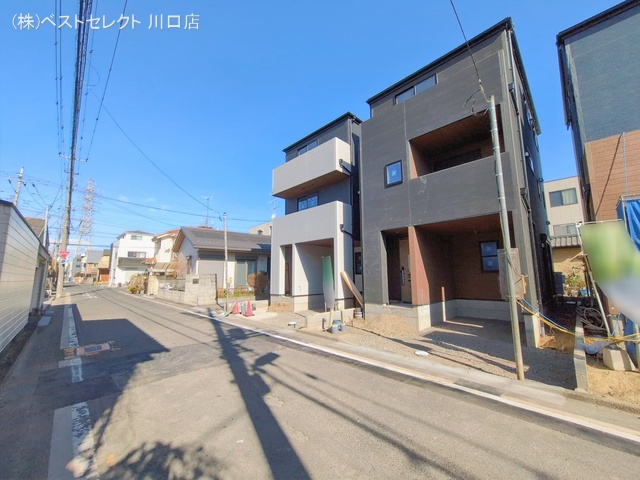 埼玉県戸田市笹目３丁目の新築戸建て外構写真 2026年1月29日撮影