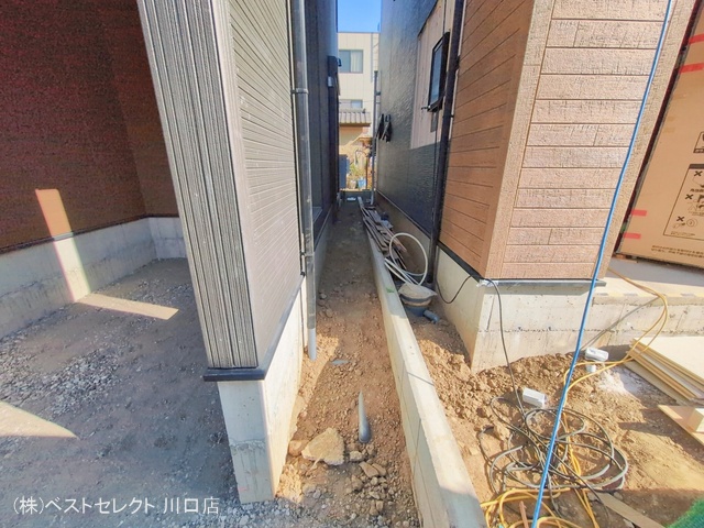 埼玉県戸田市笹目３丁目の新築戸建て外構写真 2026年1月29日撮影