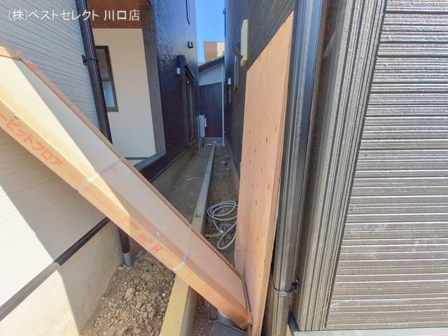 埼玉県戸田市笹目３丁目の新築戸建て外構写真 2026年1月29日撮影