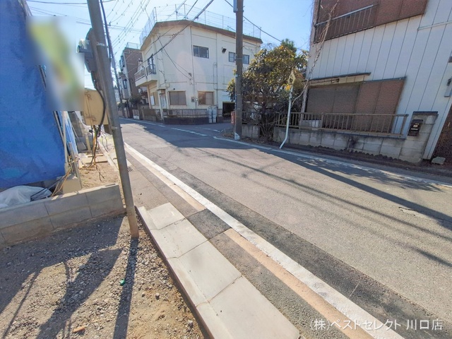 埼玉県戸田市笹目３丁目の新築戸建て外構写真 2026年1月29日撮影