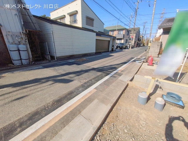 埼玉県戸田市笹目３丁目の新築戸建て外構写真 2026年1月29日撮影