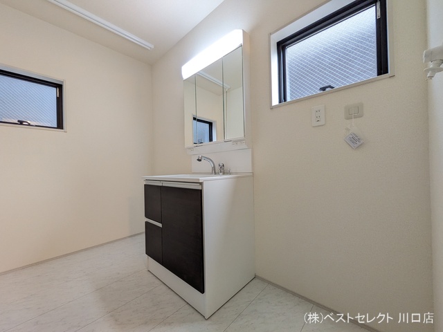 埼玉県戸田市笹目３丁目の新築戸建て洗面所写真 2026年3月15日撮影