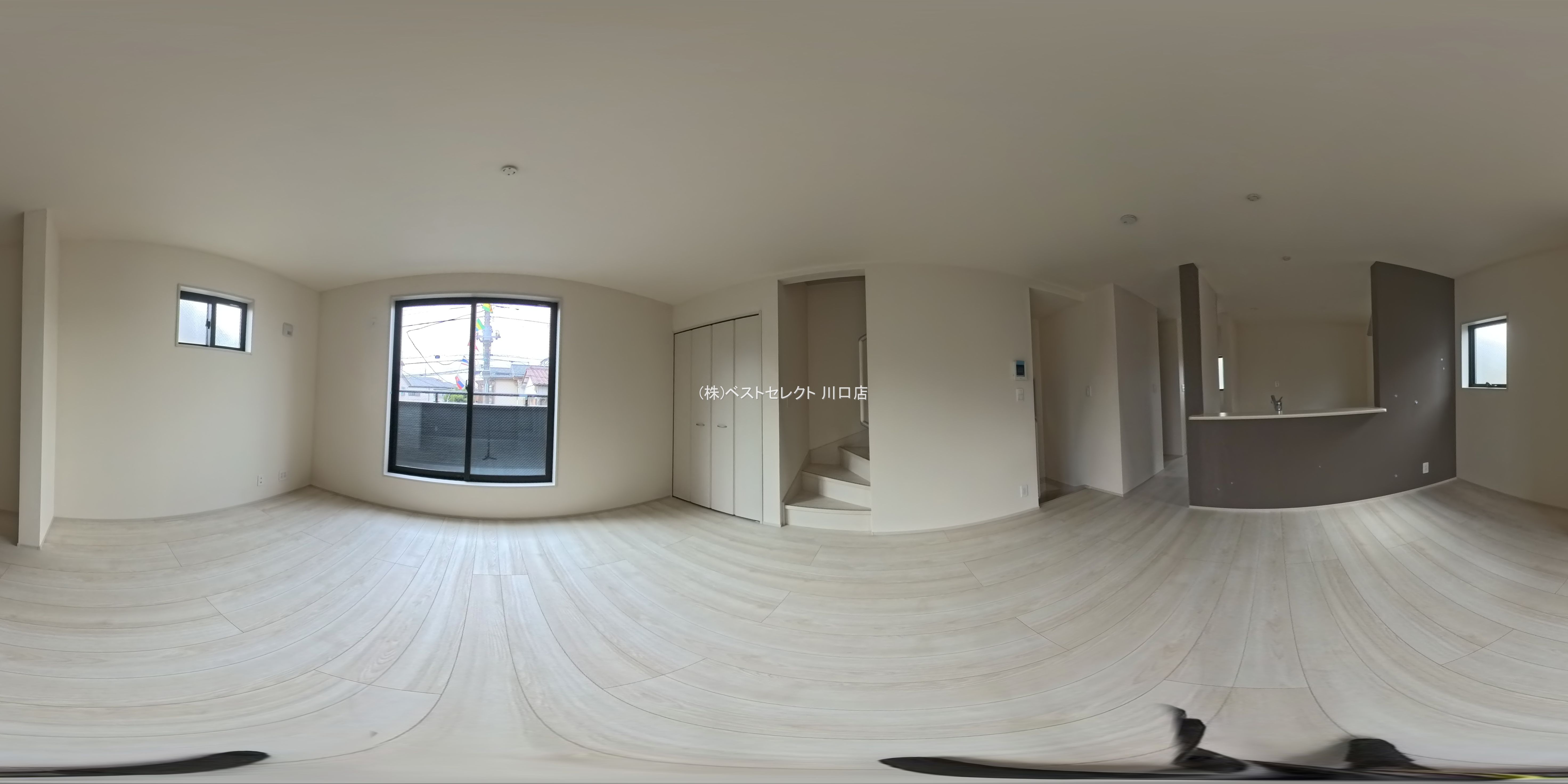 埼玉県戸田市笹目３丁目の新築戸建てパノラマ（リビング）写真 2026年3月15日撮影