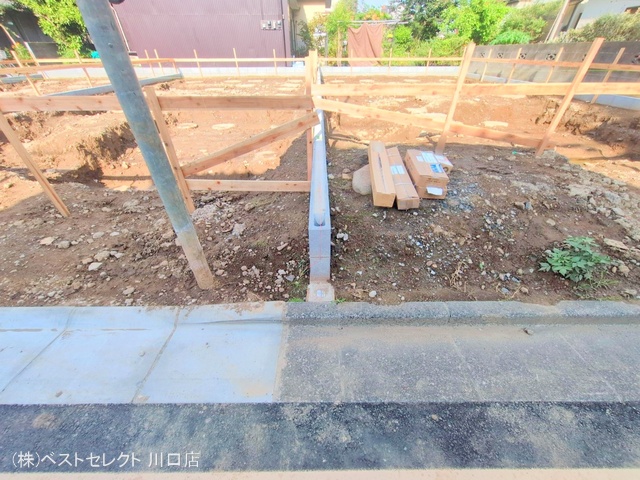 埼玉県戸田市笹目3丁目の新築戸建て基礎写真 2025年9月15日撮影