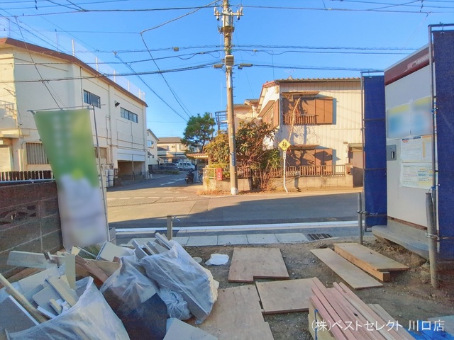 埼玉県戸田市笹目3丁目の新築戸建て外構写真 2026年1月21日撮影