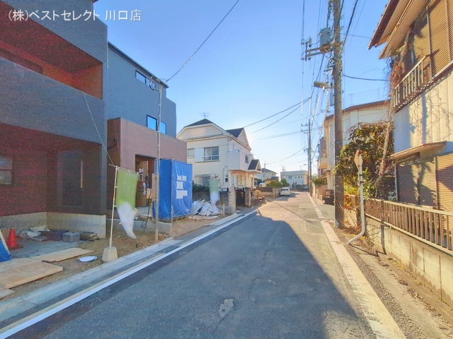 埼玉県戸田市笹目3丁目の新築戸建て外構写真 2026年1月21日撮影