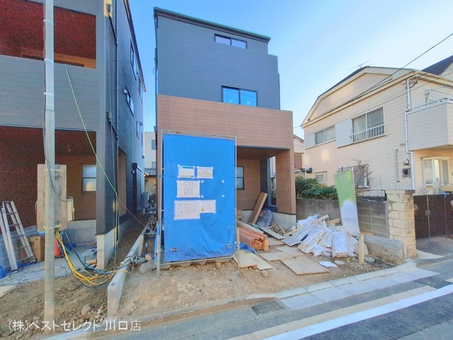 埼玉県戸田市笹目3丁目の新築戸建て外構写真 2026年1月21日撮影