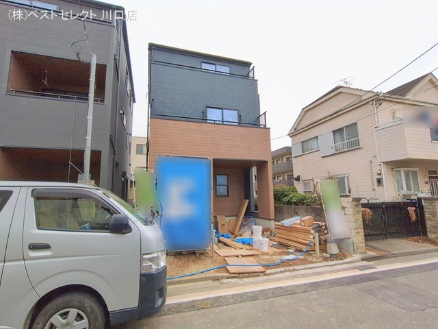 埼玉県戸田市笹目3丁目の新築戸建て外構写真 2026年2月9日撮影