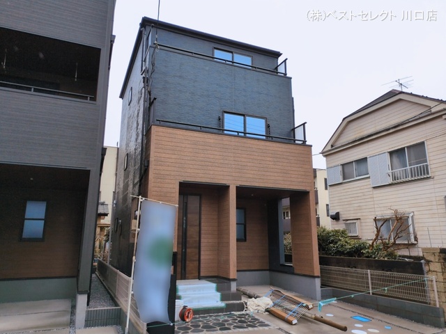 埼玉県戸田市笹目３丁目の新築戸建て完成写真 2026年3月3日撮影