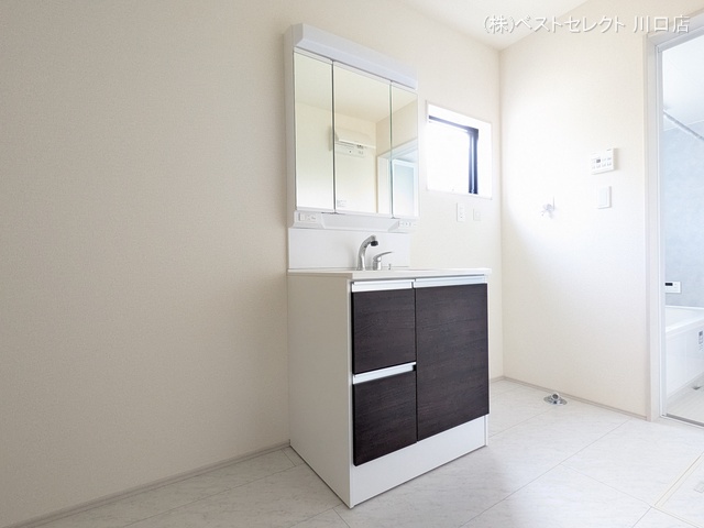 埼玉県戸田市笹目３丁目の新築戸建て洗面所写真 2026年3月15日撮影