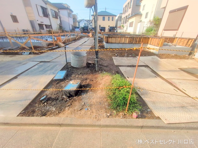 埼玉県戸田市喜沢２丁目の新築戸建て基礎写真 2025年9月9日撮影