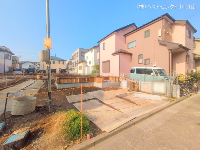 埼玉県戸田市喜沢２丁目の新築戸建て基礎写真 2025年9月9日撮影