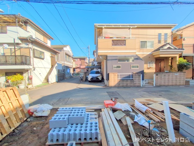 埼玉県戸田市喜沢２丁目の新築戸建て外構写真 2025年11月16日撮影