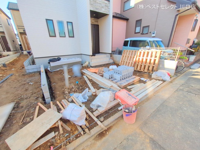 埼玉県戸田市喜沢２丁目の新築戸建て外構写真 2025年11月16日撮影