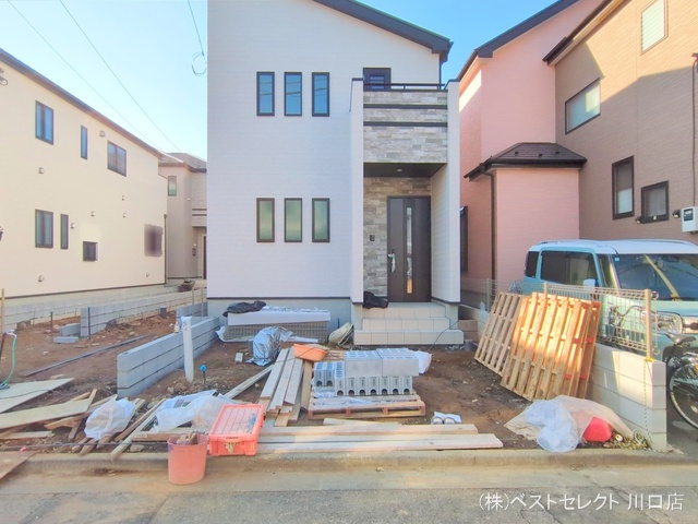 埼玉県戸田市喜沢２丁目の新築戸建て外構写真 2025年11月16日撮影