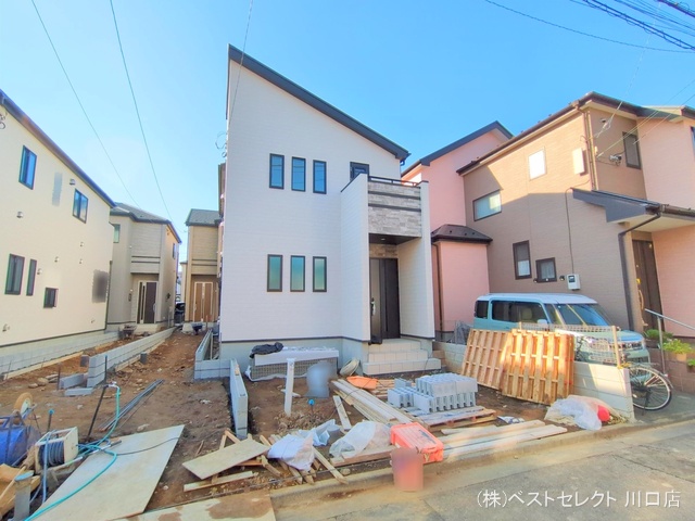 埼玉県戸田市喜沢２丁目の新築戸建て外構写真 2025年11月16日撮影