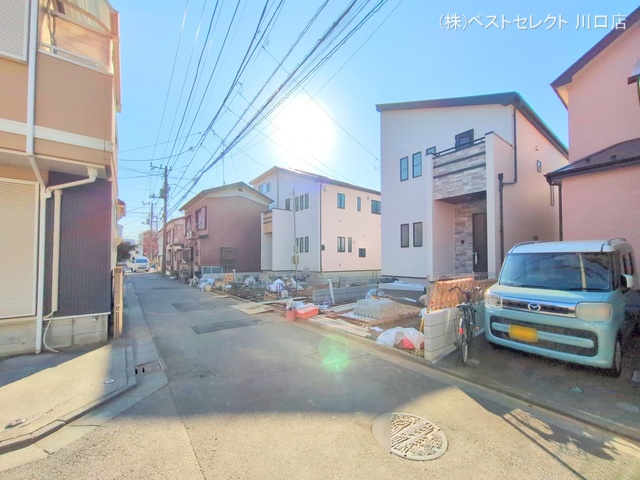 埼玉県戸田市喜沢２丁目の新築戸建て外構写真 2025年11月16日撮影