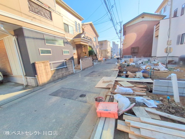 埼玉県戸田市喜沢２丁目の新築戸建て外構写真 2025年11月16日撮影