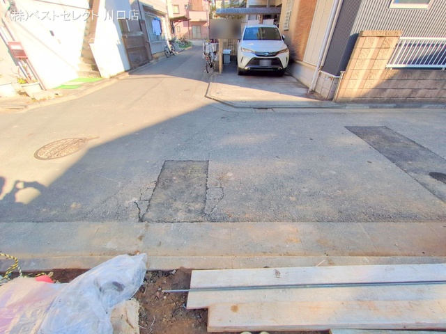 埼玉県戸田市喜沢２丁目の新築戸建て外構写真 2025年11月16日撮影