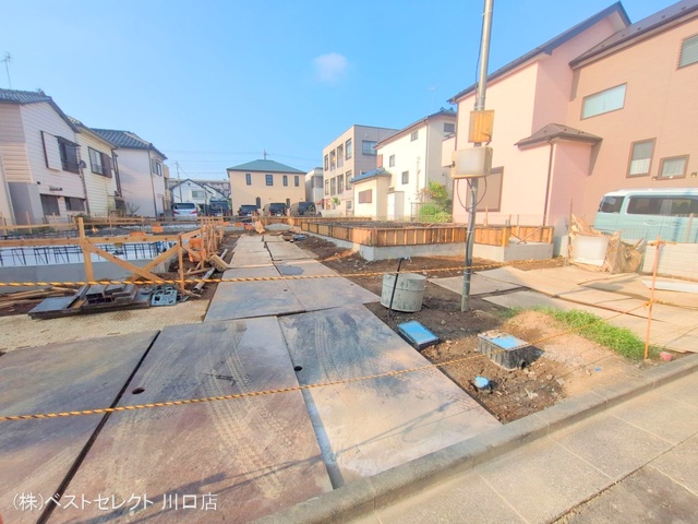 埼玉県戸田市喜沢２丁目の新築戸建て基礎写真 2025年9月9日撮影