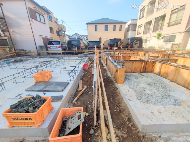 埼玉県戸田市喜沢２丁目の新築戸建て基礎写真 2025年9月9日撮影