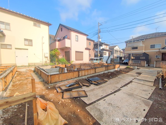 埼玉県戸田市喜沢２丁目の新築戸建て基礎写真 2025年9月9日撮影