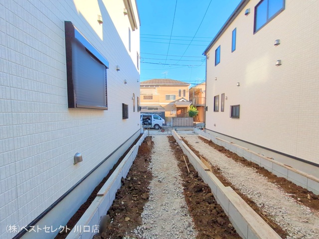 埼玉県戸田市喜沢２丁目の新築戸建て外構写真 2025年11月18日撮影