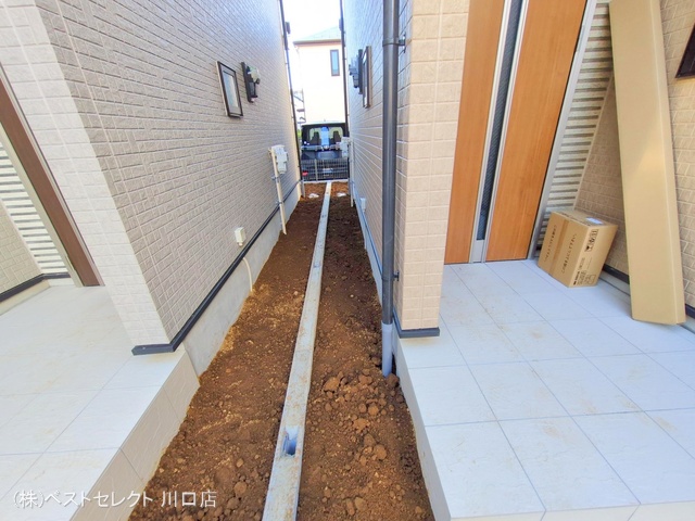 埼玉県戸田市喜沢２丁目の新築戸建て外構写真 2025年11月18日撮影